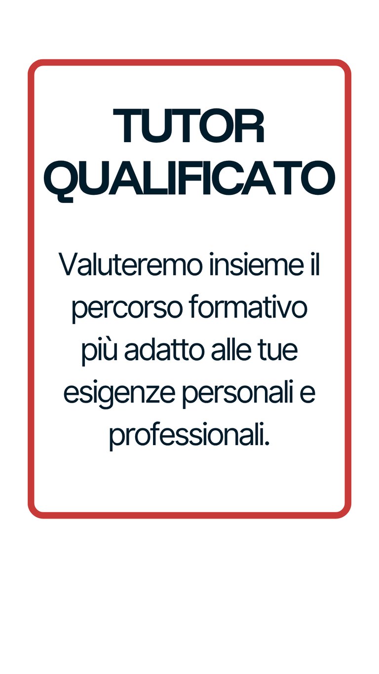 Card Tutor Qualificato Polo Didattico ID&M