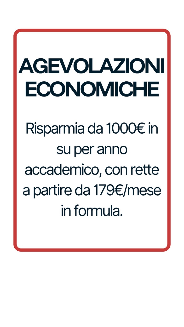 Card Agevolazioni Economiche Polo Didattico ID&M