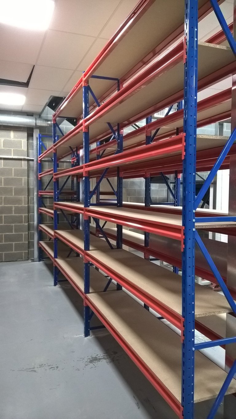Stockroom with Longspan Shelving