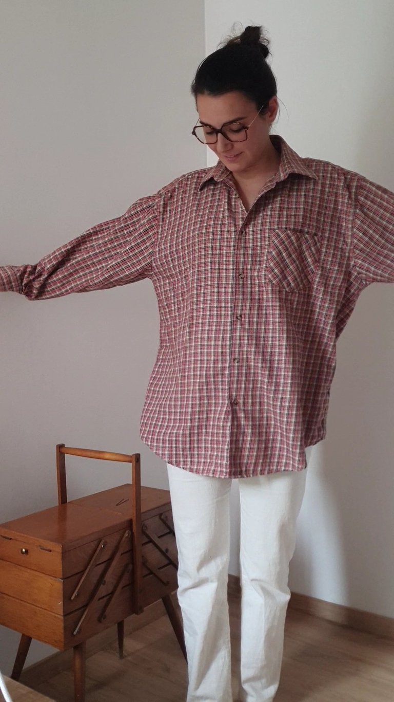 chemise avant l'upcycling sur-mesure