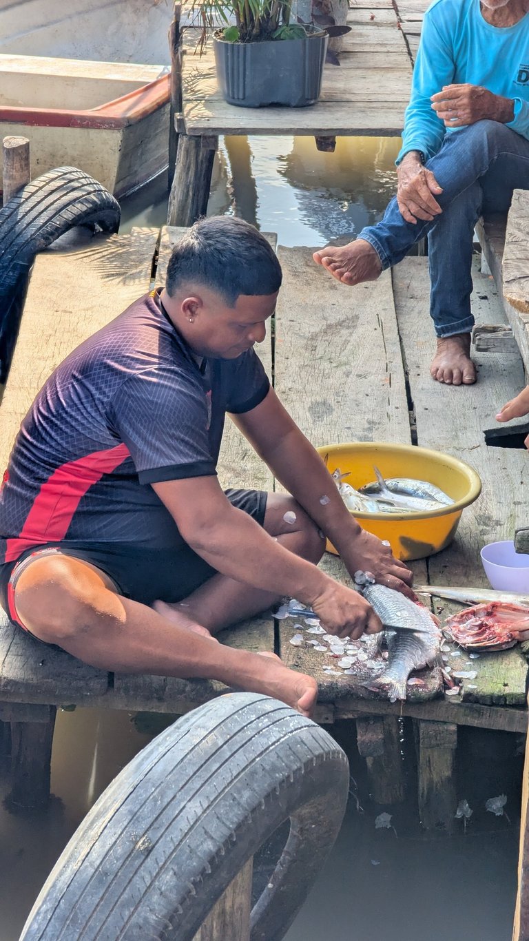 Fisherman in the Cienaga grande