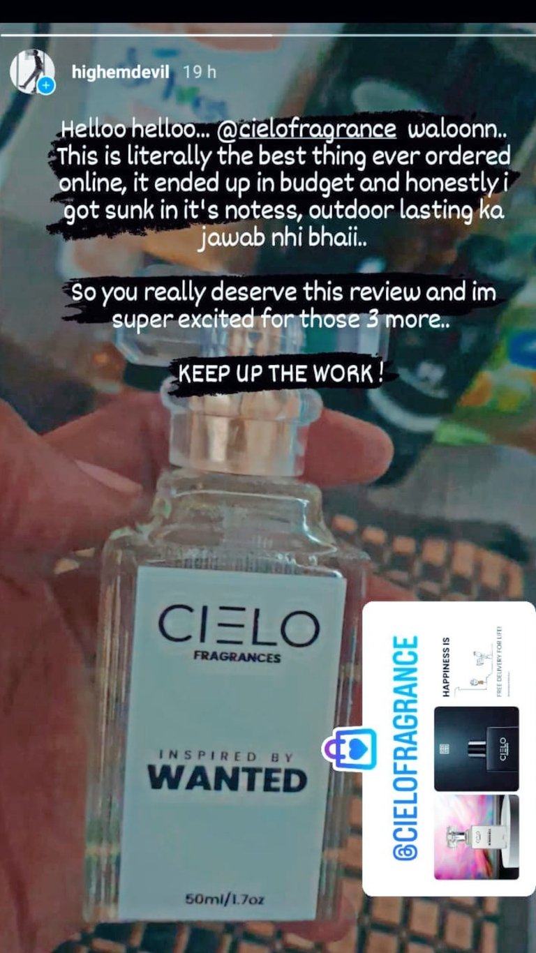 cielo fragrances best long lasting perfume impressions in karachi