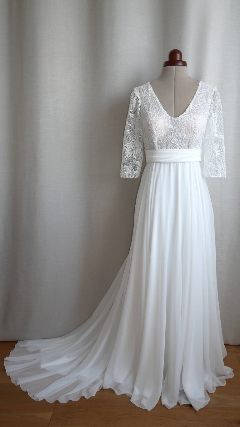Robe de mariée Blanc Muguet