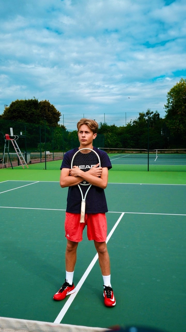 Grégoire Denis joueur de tennis français prometteur