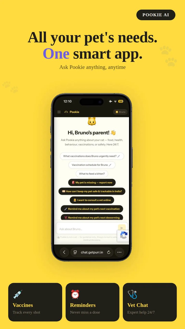 Pookie App Screenshot