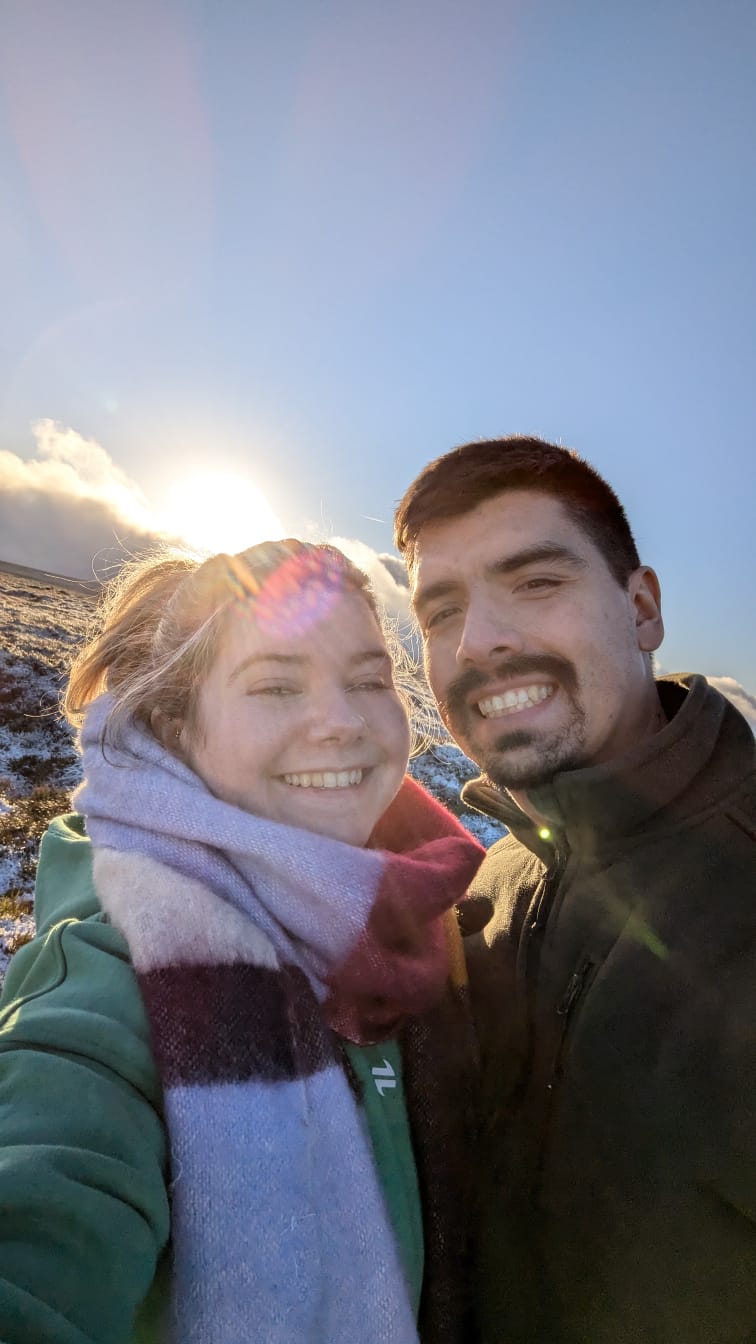 happy young farming couple on theri new journey