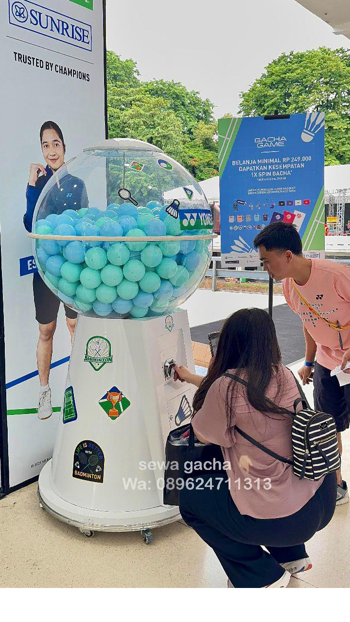 sewa mesin gachapon jumbo Indonesia