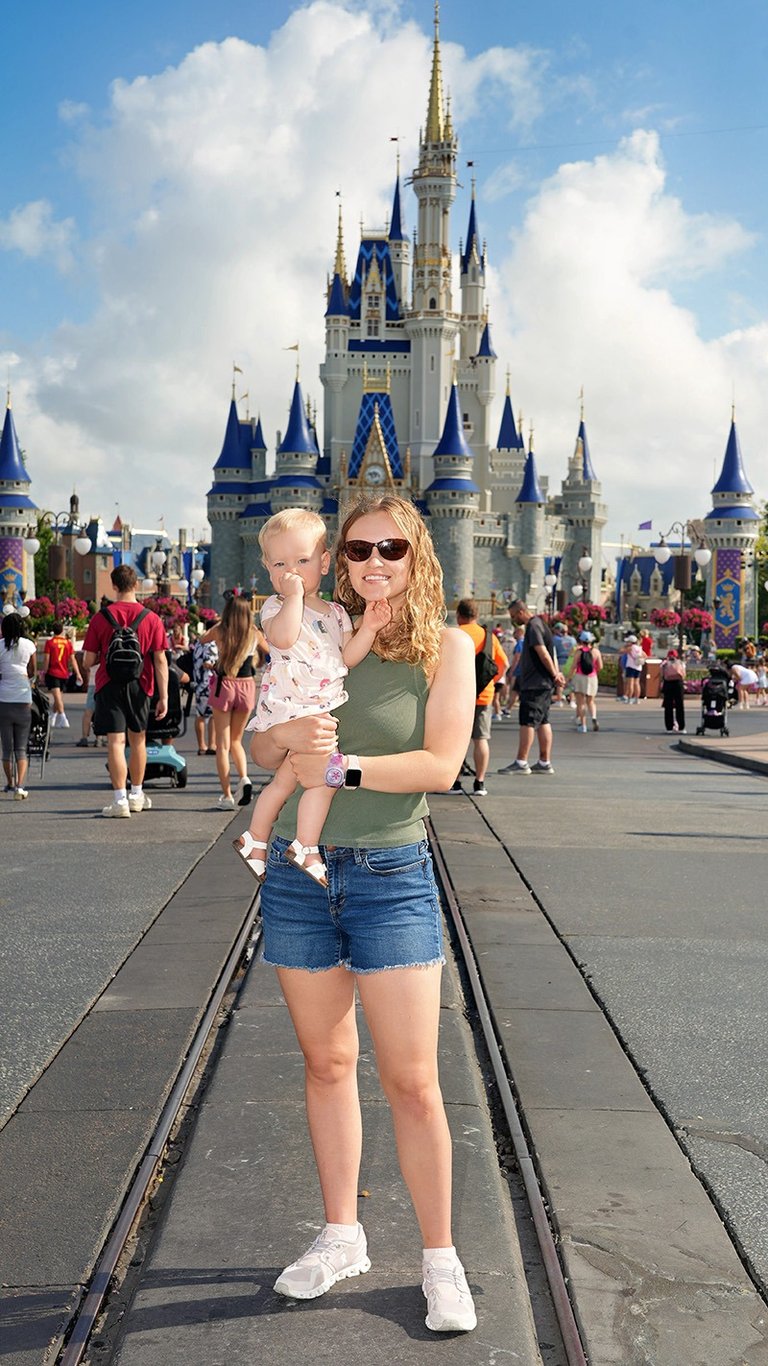 Payton King pictured inside Disney's Magic Kingdom® Park at Walt Disney World®.