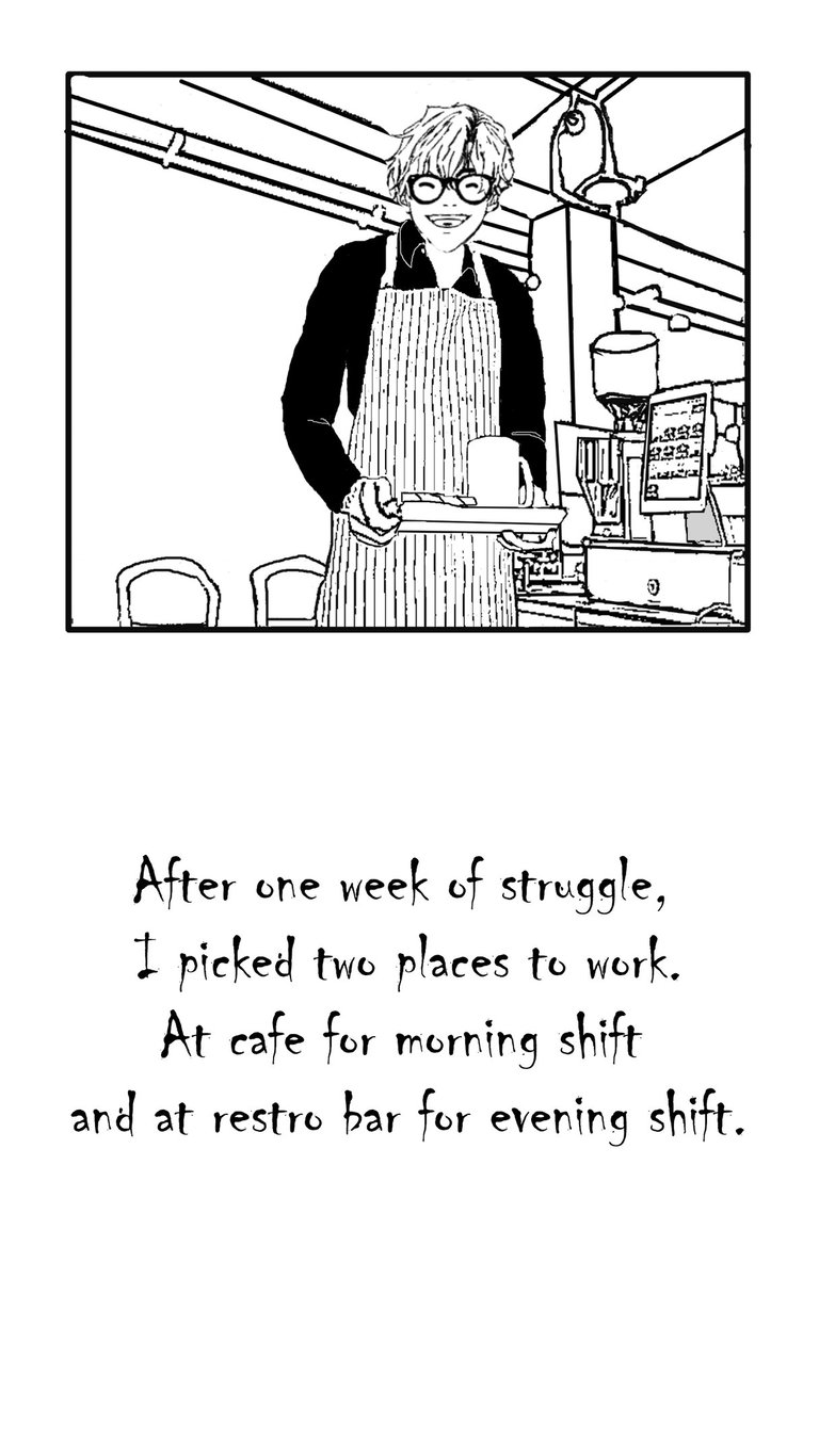 anime cafe illustration