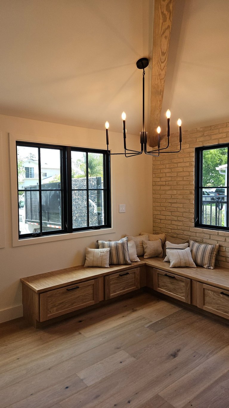 Custom lighting installation for a newly remodeled residential living room