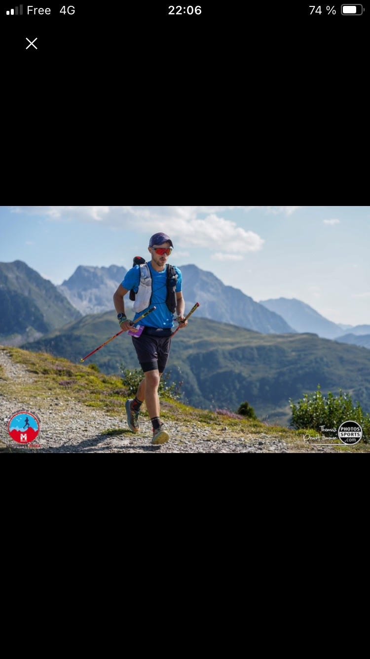 Athlète de Trail Running entrainé par l'agence TiSomé Outdoor