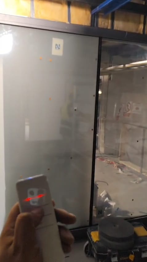 selective privacy smartglass system Futbol Club Barcelona