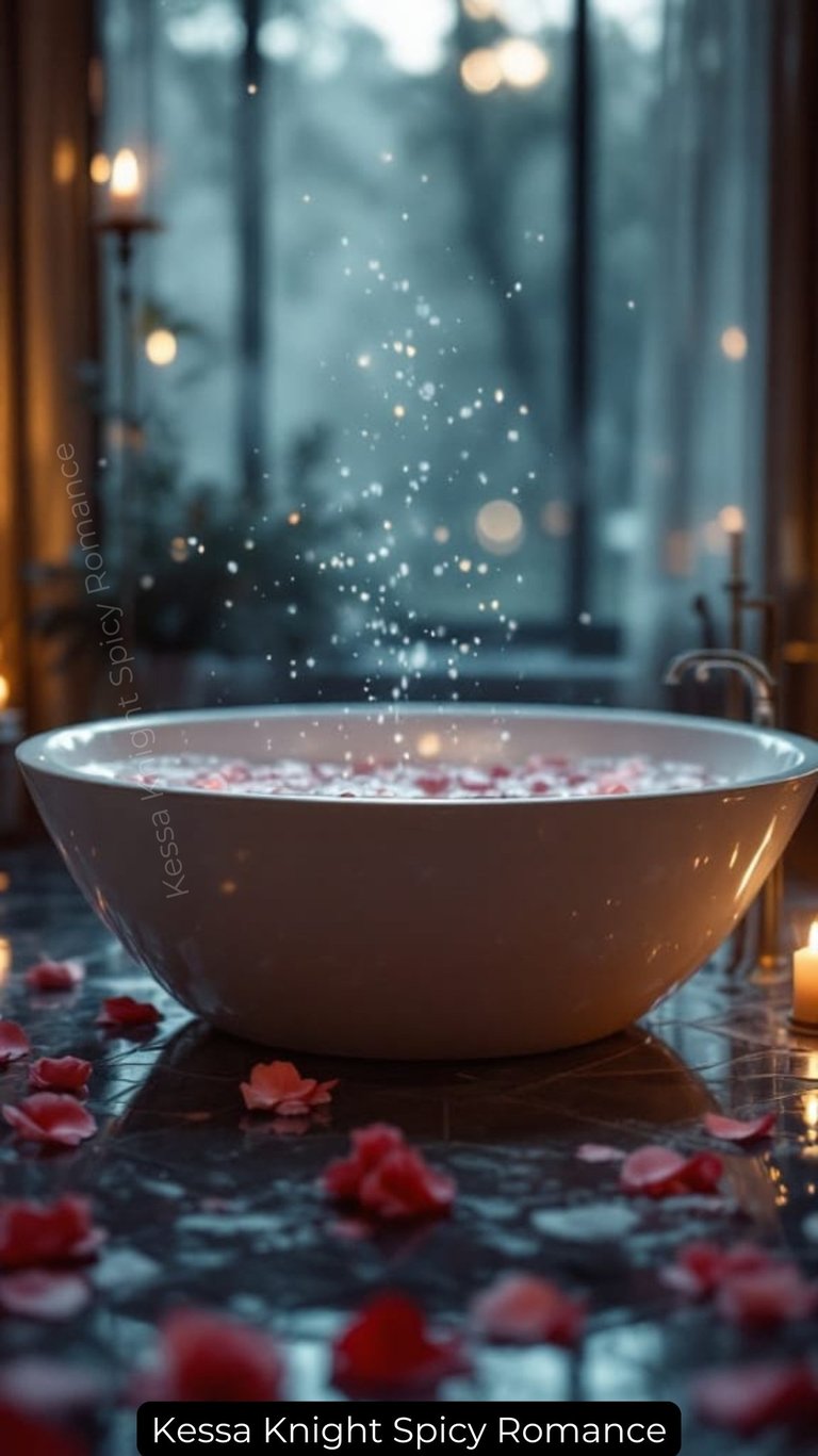 Blog by Kessa Knight. Bookish self-care moment for steamy romance readers with candlelight