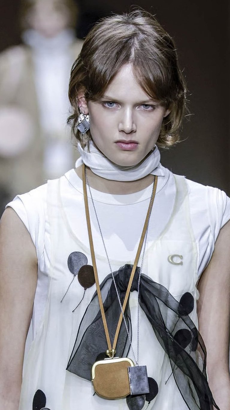 Ann Gior Makeup Artist for Coach NYFW on model Noor Khan