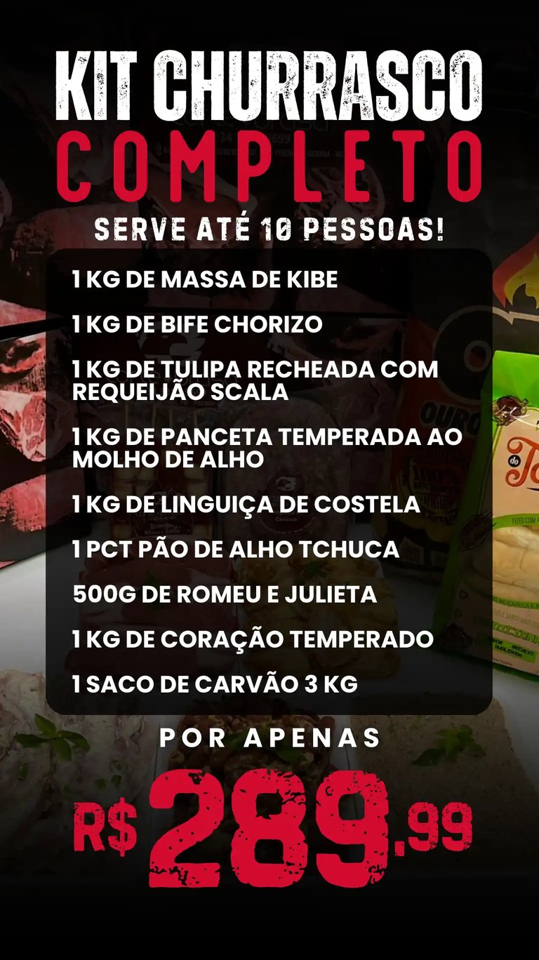 Kit Churrasco Completo