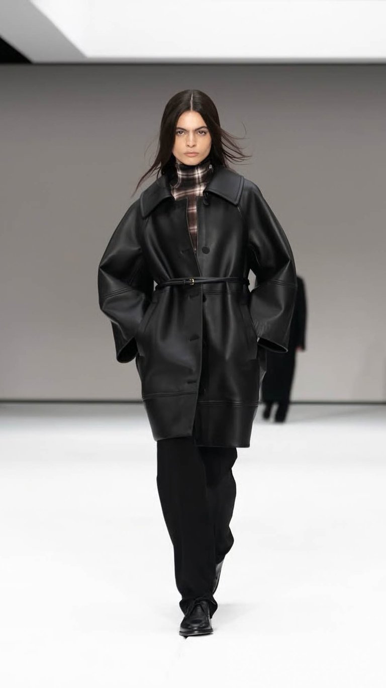 Ann Gior Makeup Artist for COS NYFW on model Carol Monteiro