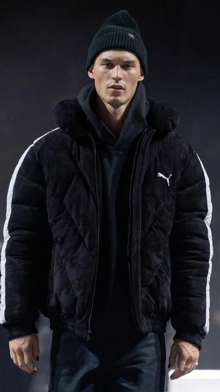 Ann Gior Makeup Artist for PUMA NYFW on model Kit Butler