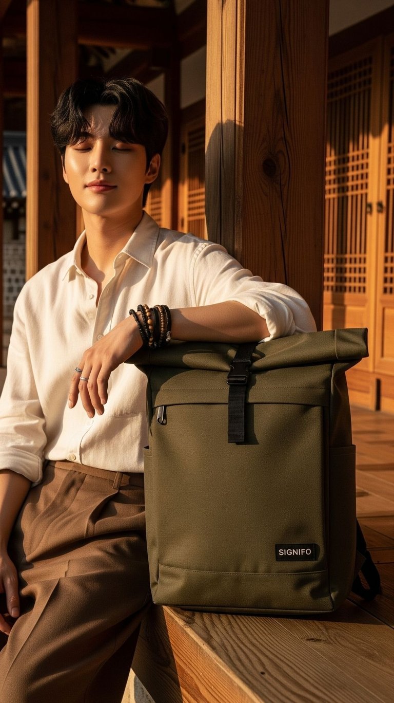 Ransel travel kasual dari kanvas SIGNIFO, inspirasi produk andalan untuk brand fashion lokal.