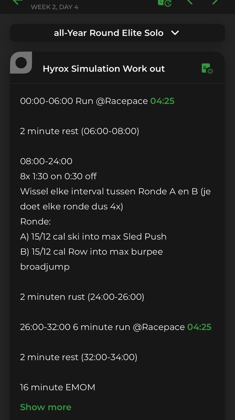 Racepace Training App 