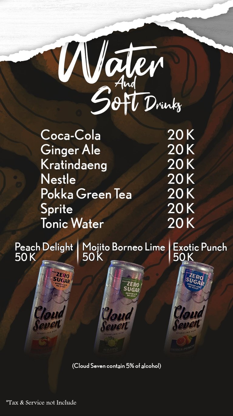 Pilihan Soft Drink di Bistronomix Medan