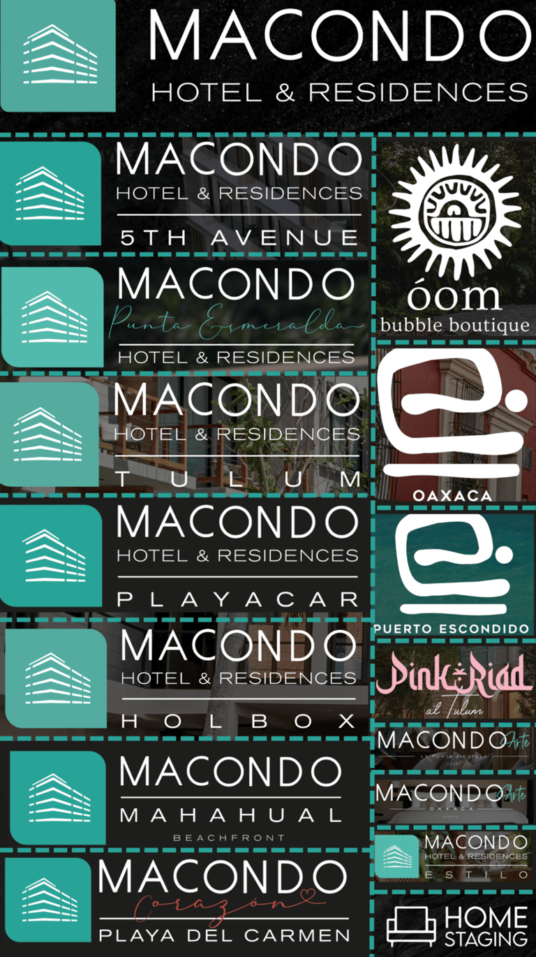 macondo playa del carmen, macondo tulum, departamento en preventa en tulum.