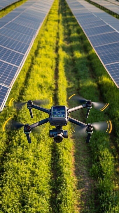 solar thermography drone