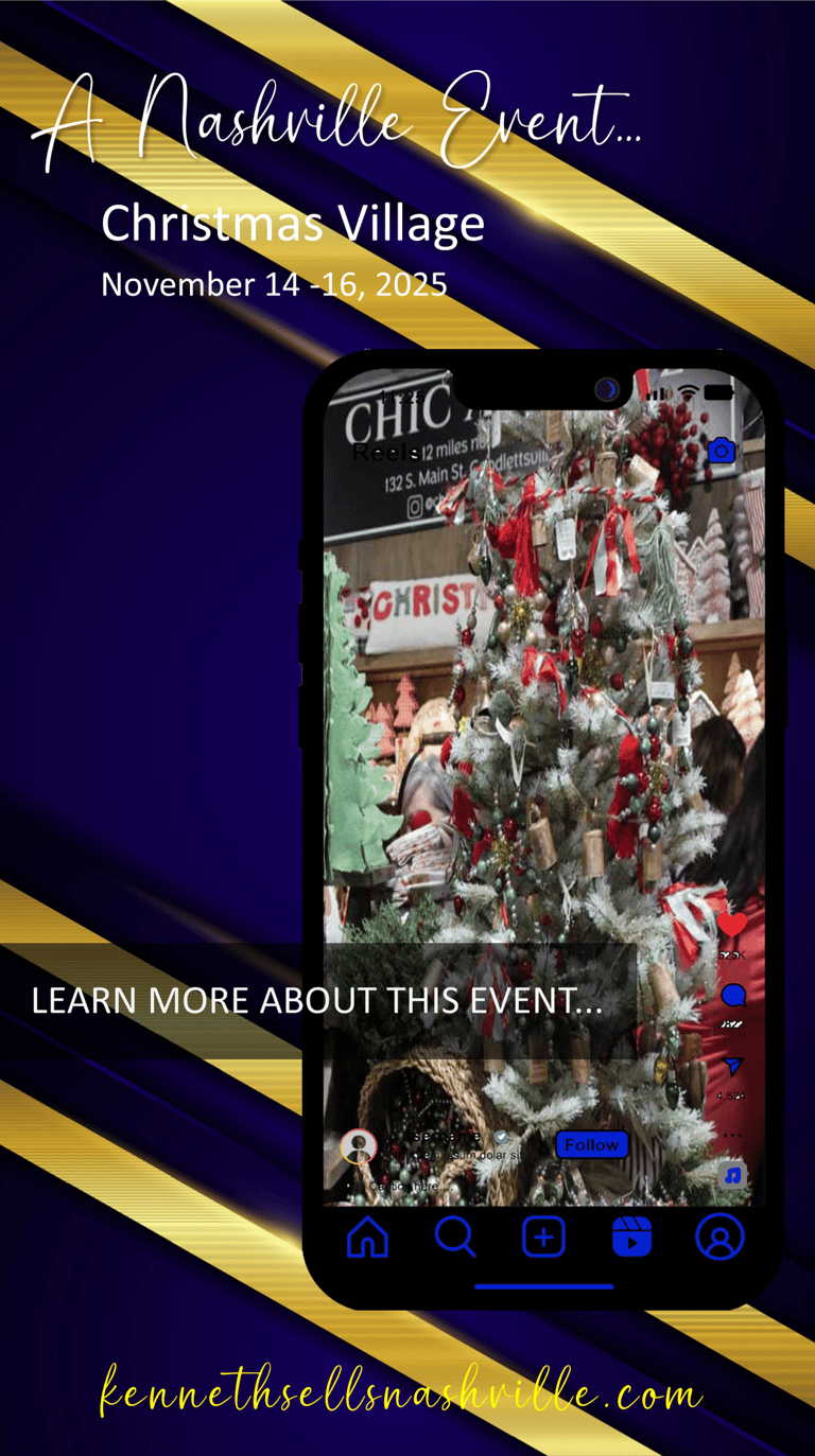 Nashville Event, Christmas Village 2025