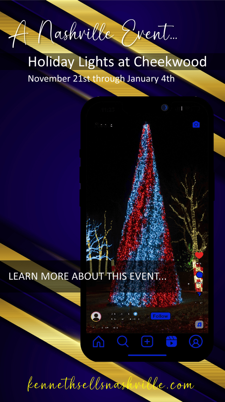 Nashville Event, Holiday Lights at Cheekwood 2025