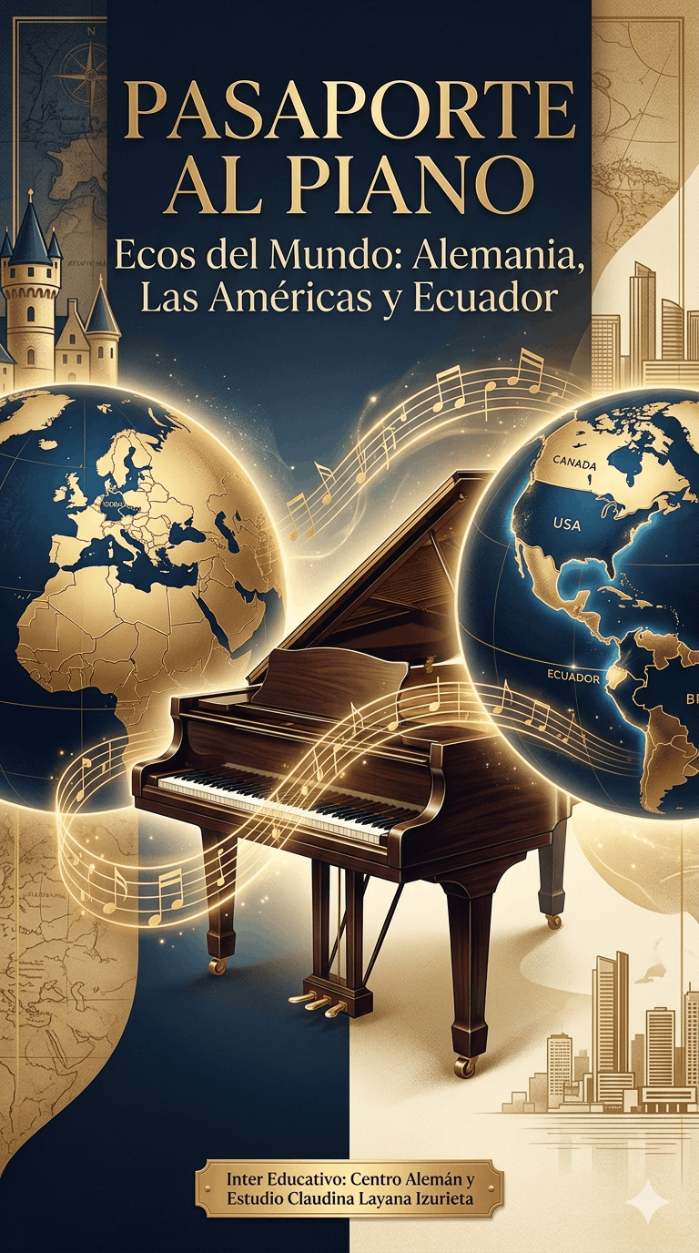 Pasaporte al Piano - Concierto Centro Cultural Alemán Guayaquil - The Studio Escuela de Múisca