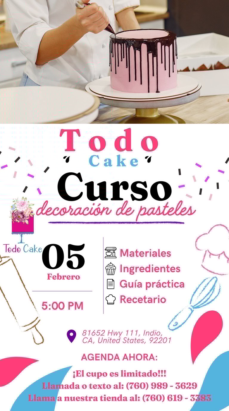 ¿Te gustaría aprender reposteria? 🧁🍰🎂 🧁🍰🎂¡Asegura tu lugar en nuestro curso de repostería! 🧁🍰🎂 Aprenderas a utiliza