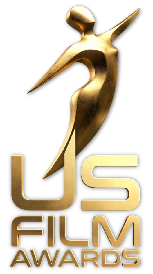 US Film Awards Brand Logo Gold Lady