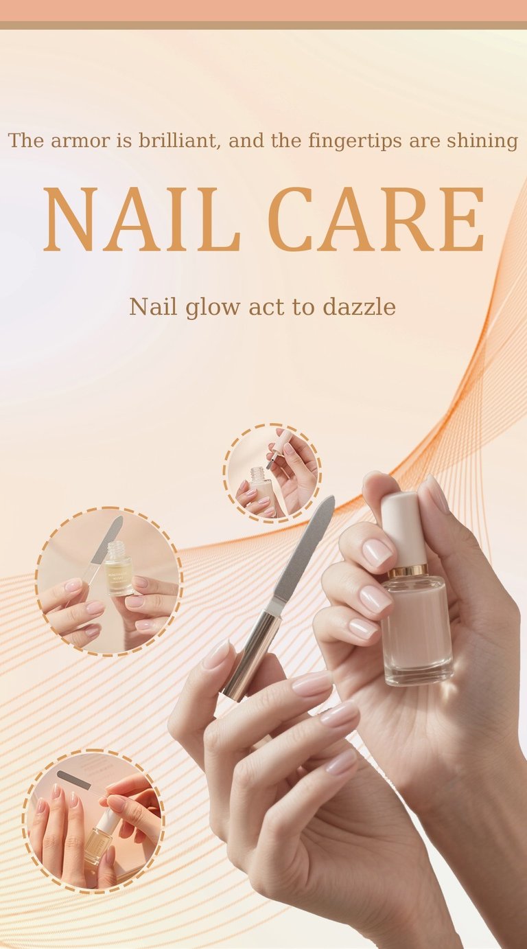 a woman's hands holding a nail polish