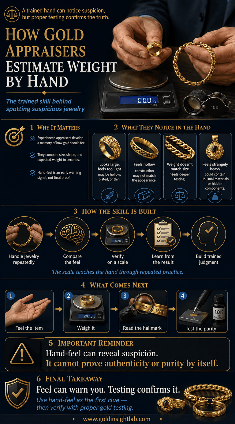 the-infographics-image-of-how-gold-appraisers-estimate-weight-by-hand-the-trained-skill-behind-spotting-suspicious-jewelry
