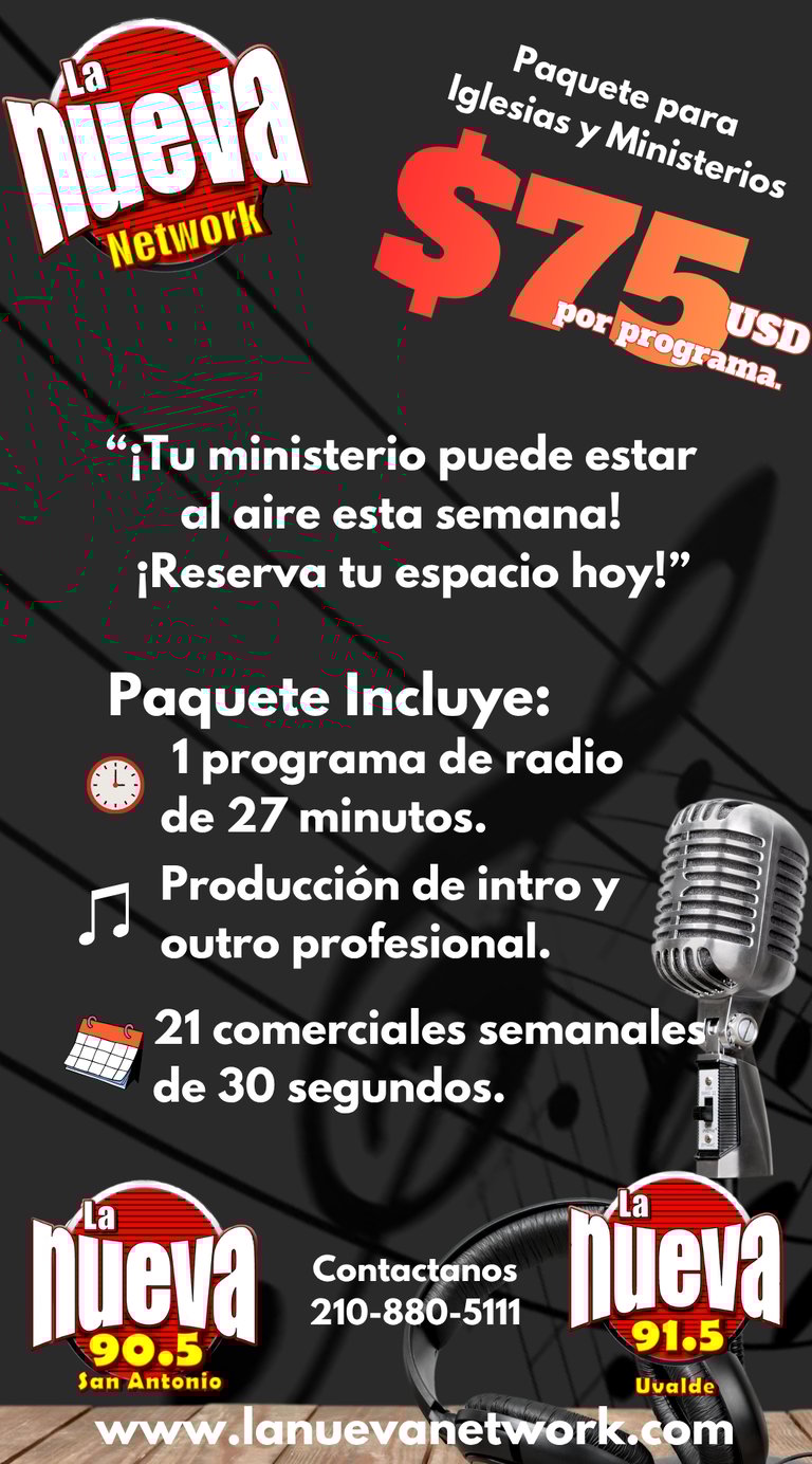 Promocion Paquete para Iglesias y Ministerios