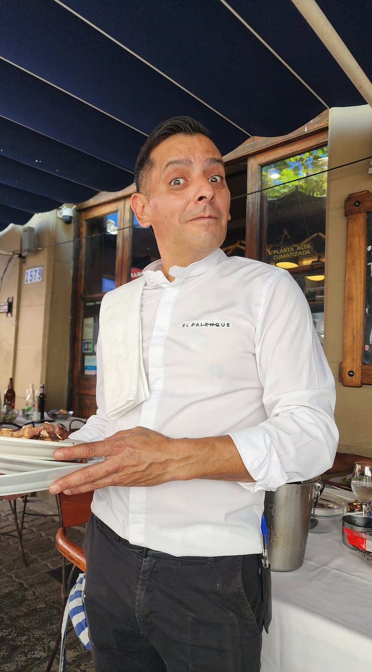 The waiter was quite surprised we could eat that much in Montevideo, Uruguay