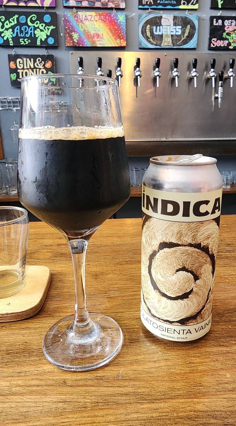 The Pirate found a tasty beverage from Indica Brewery in Montevideo, Uruguay