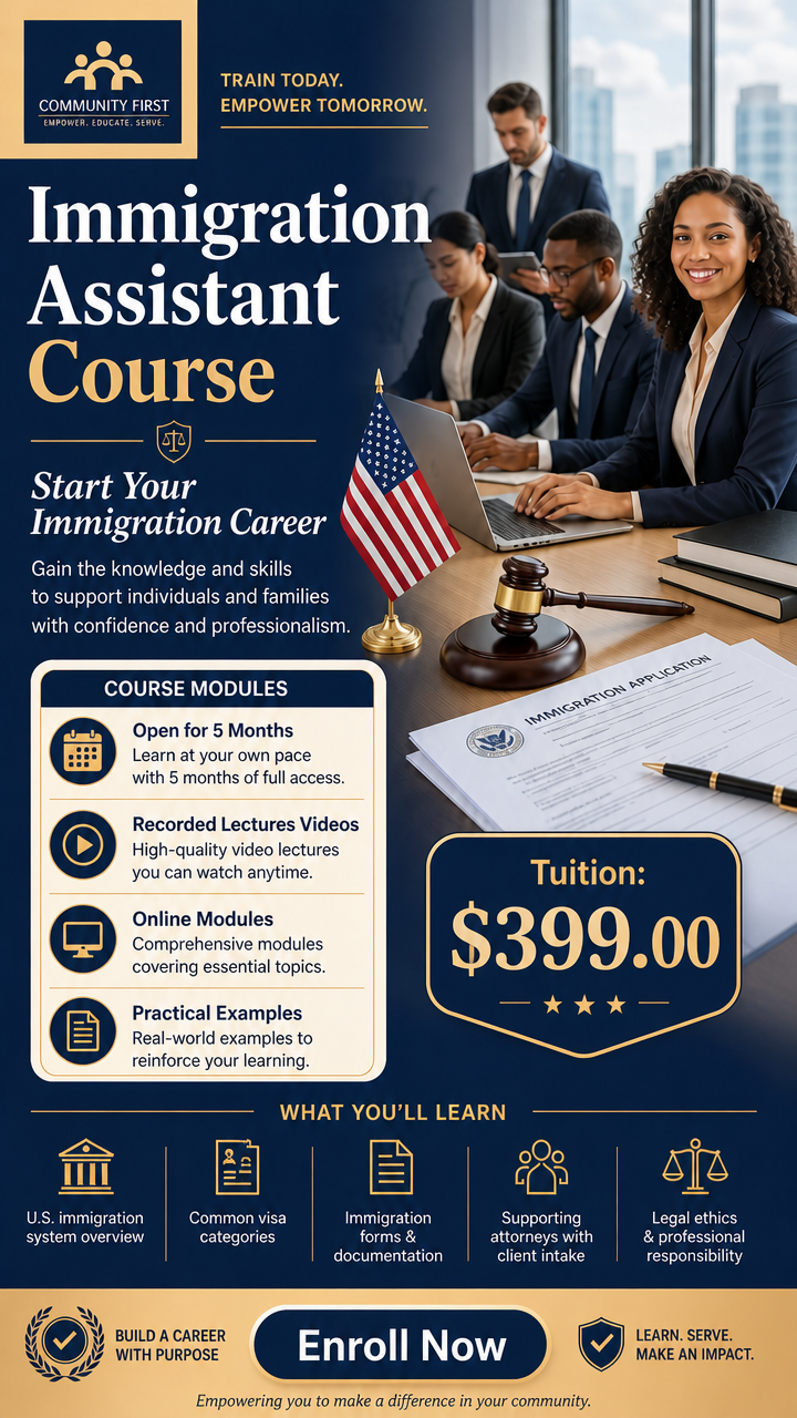 Immigration Assistant Course
