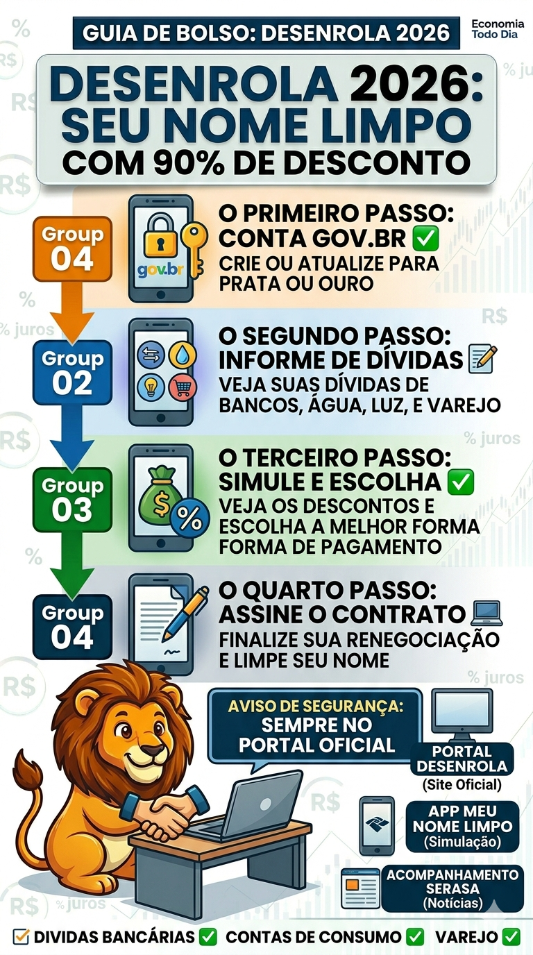 passo a passo desenrola 2026 gov.br