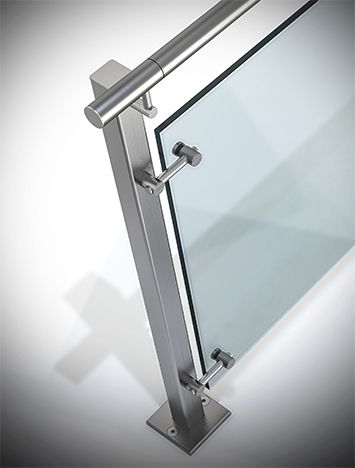 Arox Steel me 304 stainless steel balcony railing, staircase railing, design railing aur matte finis