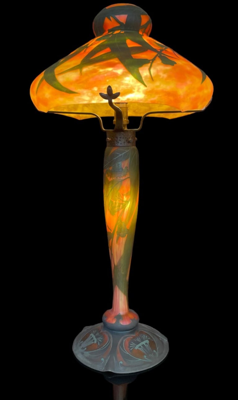 Lampe Daum aux eucalyptus