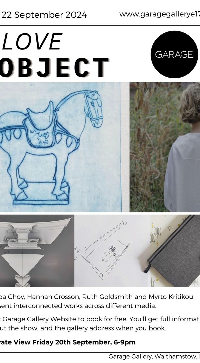 A poster advertising our Love Object exhibition