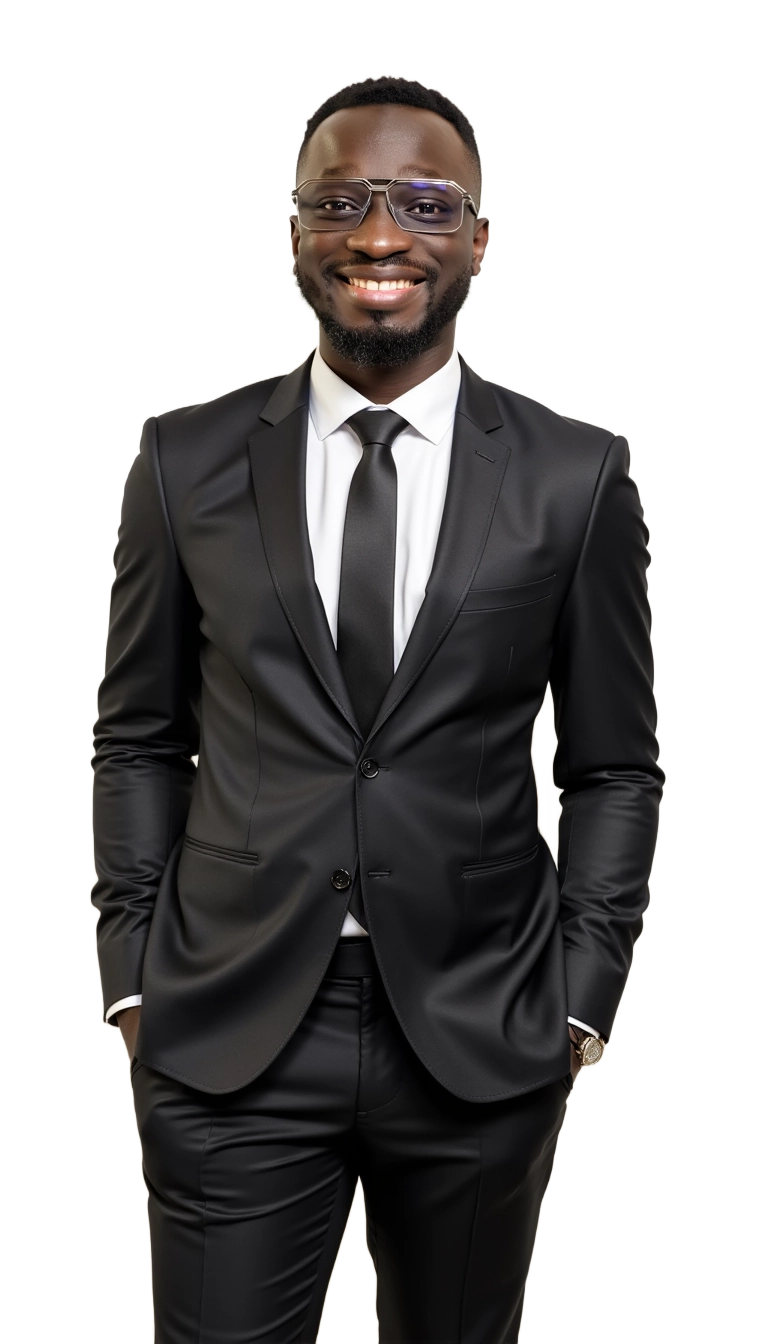 a man in a suit and tie smiling