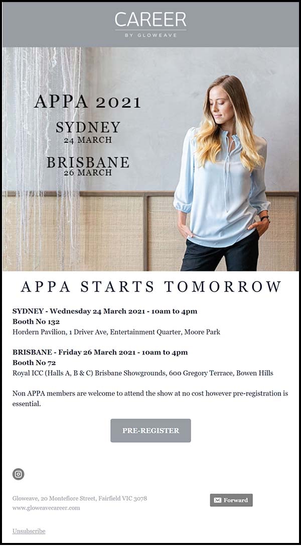 Trade Show EDM (Gloweave)