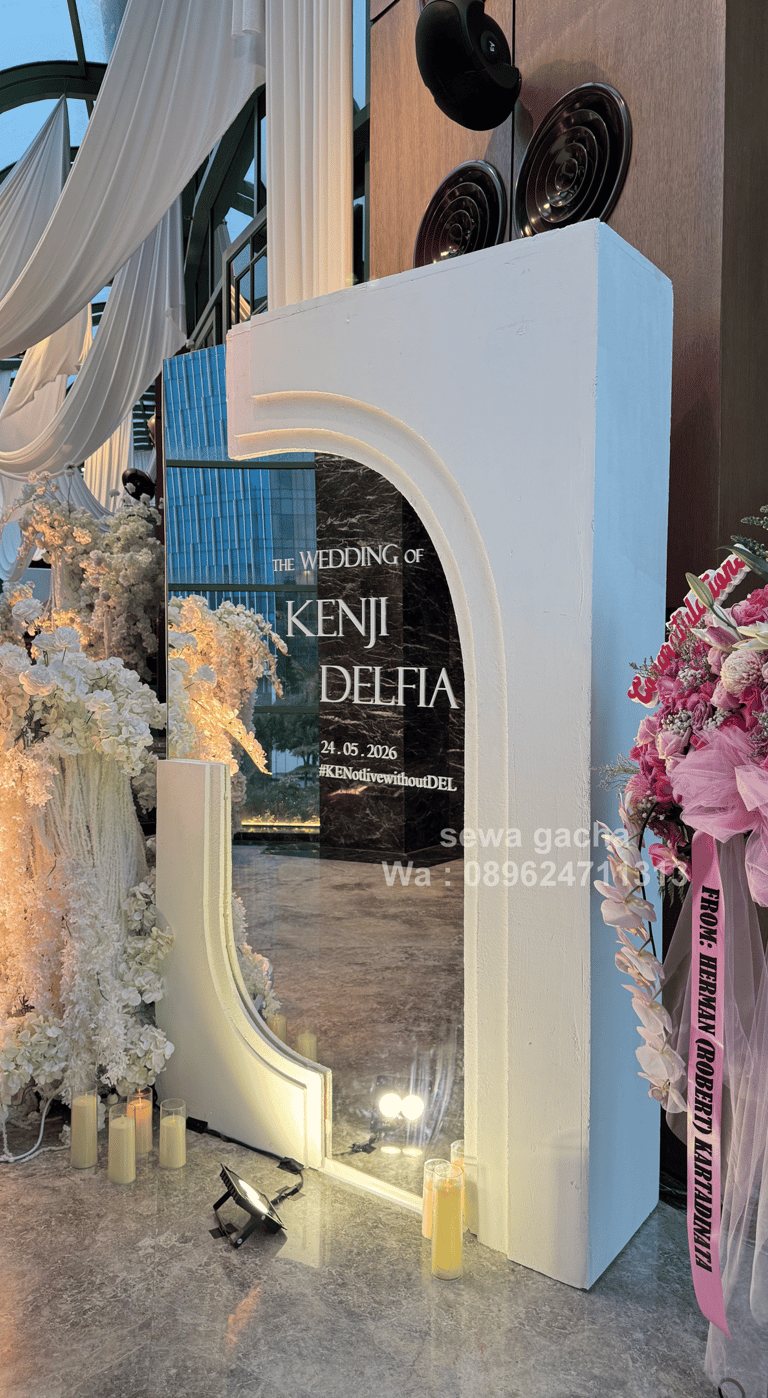 jasa sewa rental custom gacha wedding jakarta