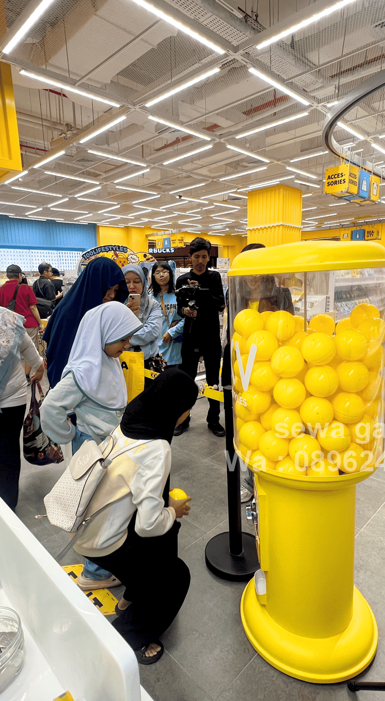 sewa mesin gacha gachapon event