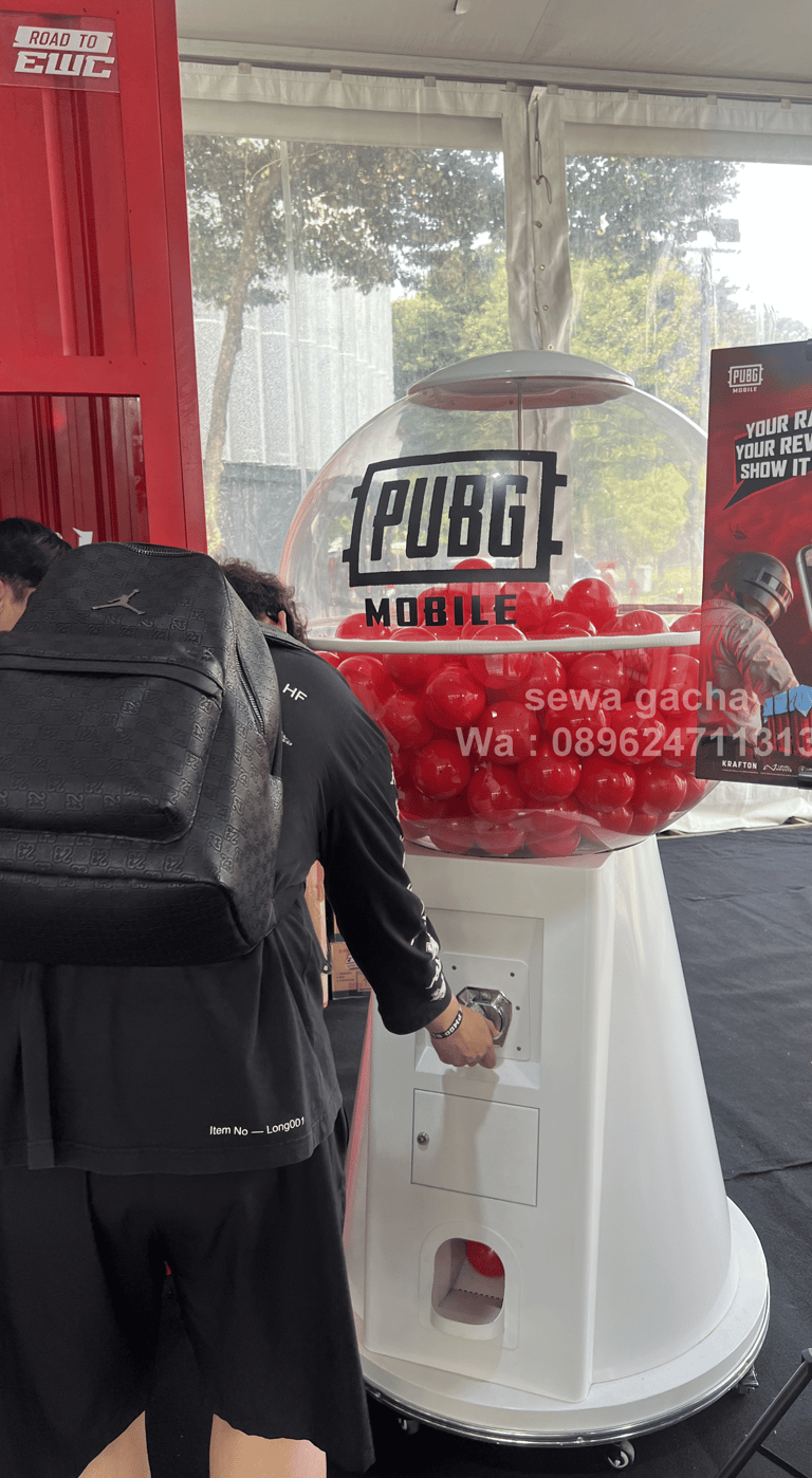 rental mesin gachapon event
