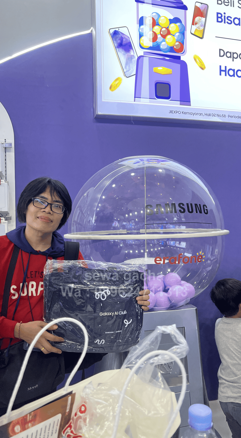 rental sewa mesin gachapon jumbo jakarta