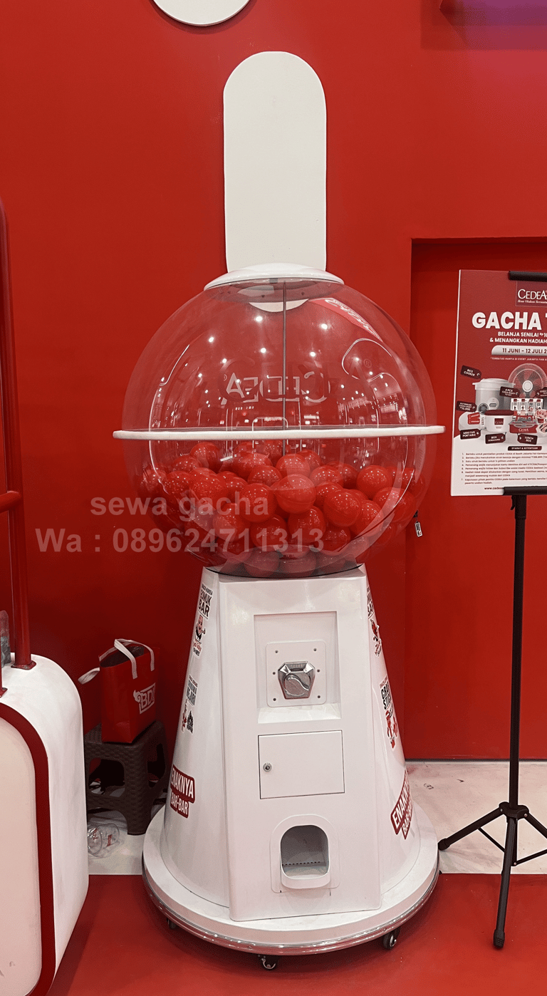rental sewa mesin gachapon jumbo jakarta
