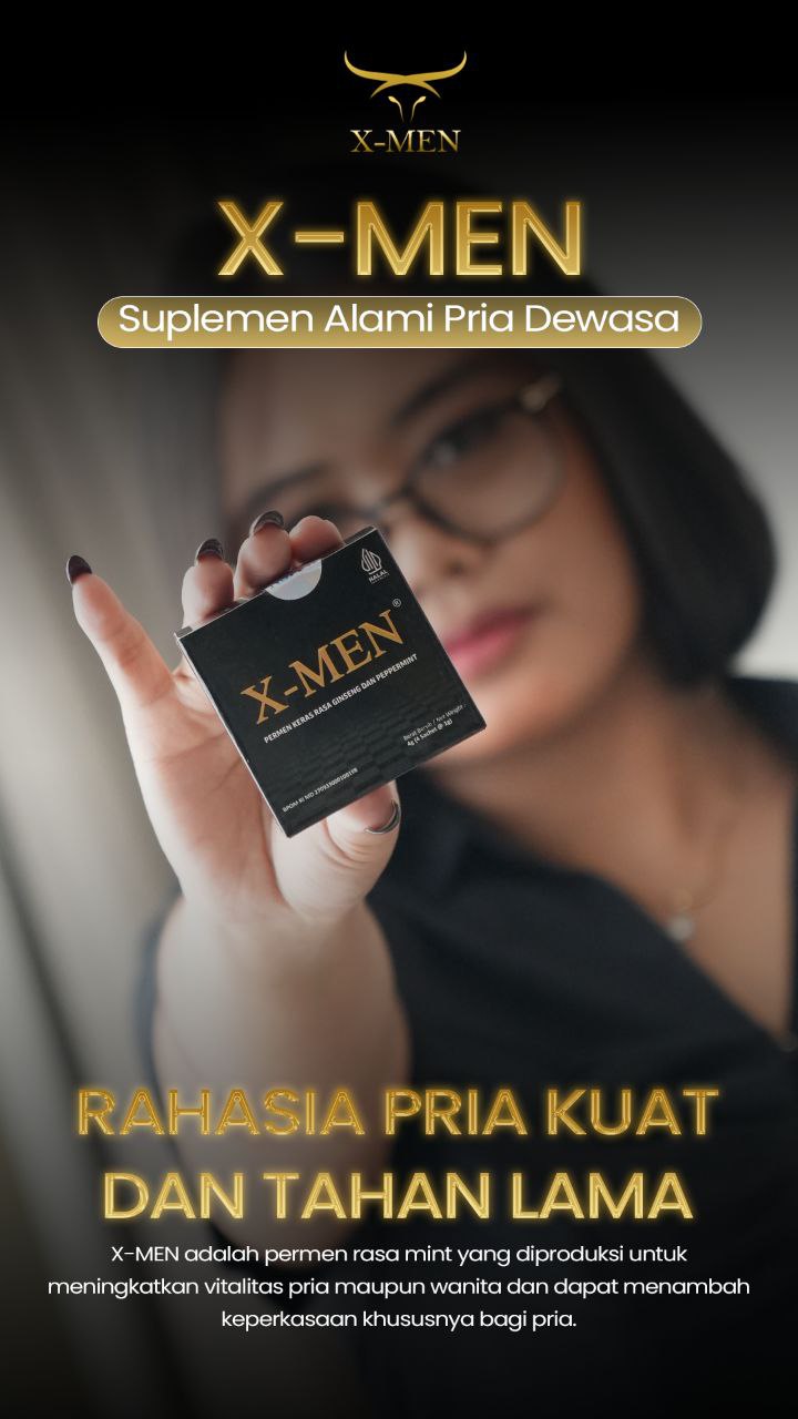 Permen xmen atau permen x-men untuk stamina pria maupun wanita.
