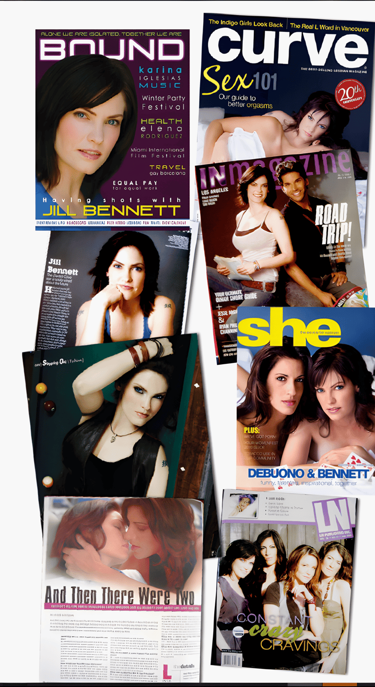 Jill Bennett magazine press